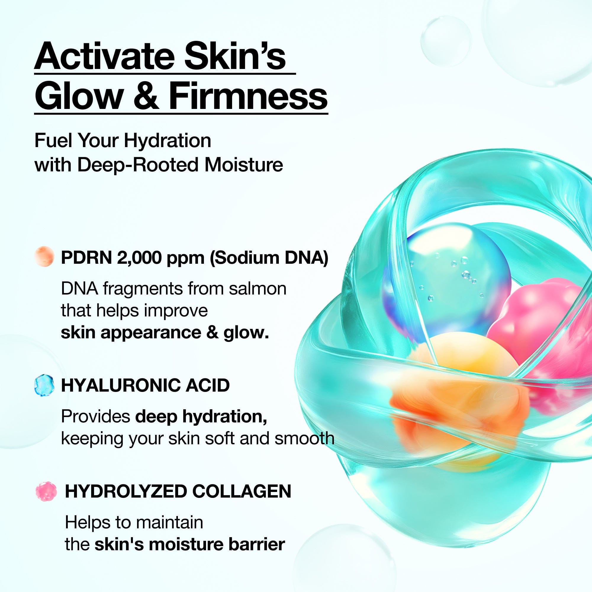 PDRN Collagen Glow Facial Serum Spray